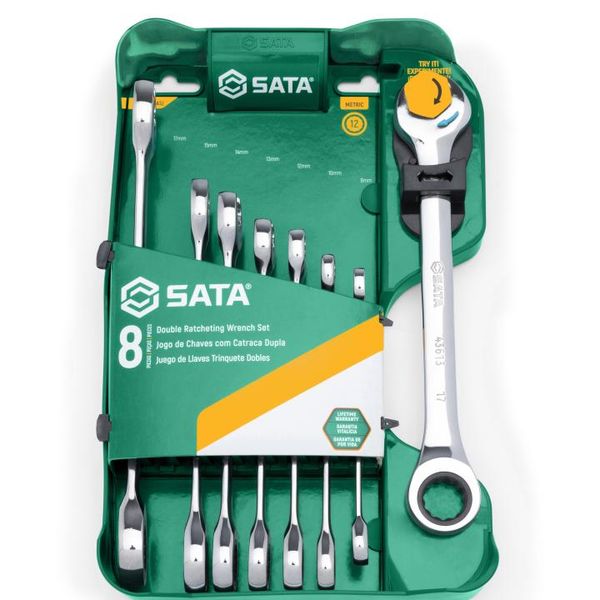 Bộ cờ lê vòng miệng 19mm 8 chi tiết SATA ST08007ASJ