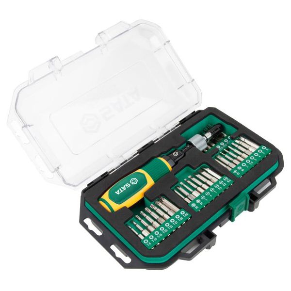 Bộ đầu tua vít lực xoắn 33 chi tiết SATA ST159202S