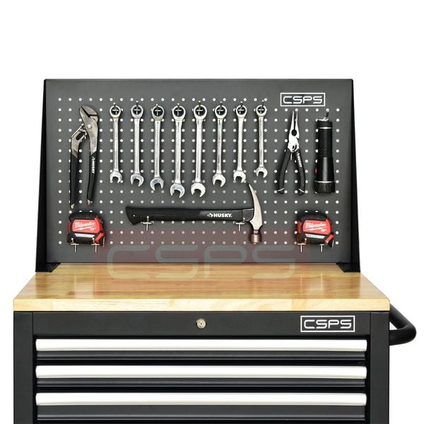 Tủ dụng cụ CSPS 76cm - 07 hộc kéo tay cầm đen VNTC07607BB5M