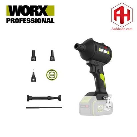 Thân máy thổi bụi phản lực dùng pin 20V Worx WU093