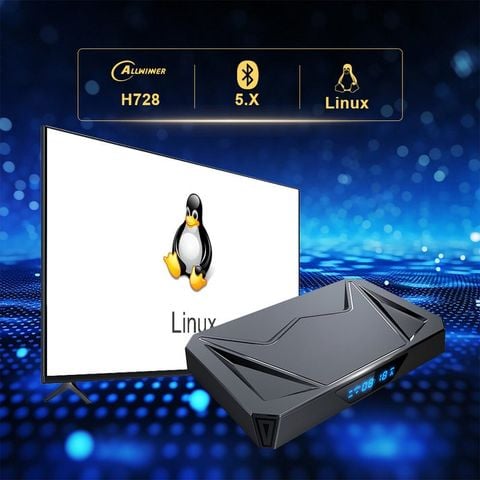 Box Allwinner H728 chạy hệ điều hành Linux (Debian/OpenWrt)