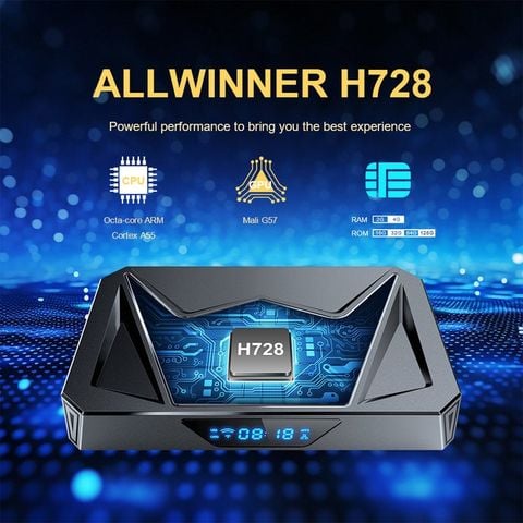 Box Allwinner H728 chạy hệ điều hành Linux (Debian/OpenWrt)