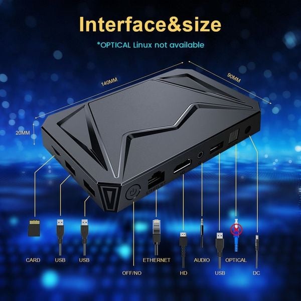 Box Allwinner H728 chạy hệ điều hành Linux (Debian/OpenWrt)