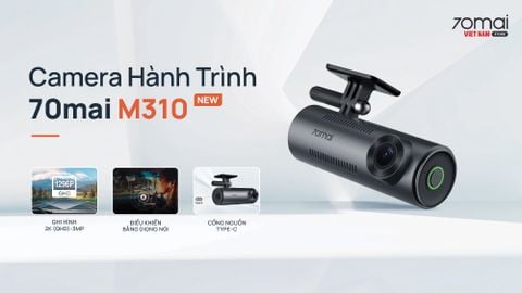 Camera Hành Trình 70mai M310 – Ghi Hình 2K Sắc Nét, Góc Rộng
