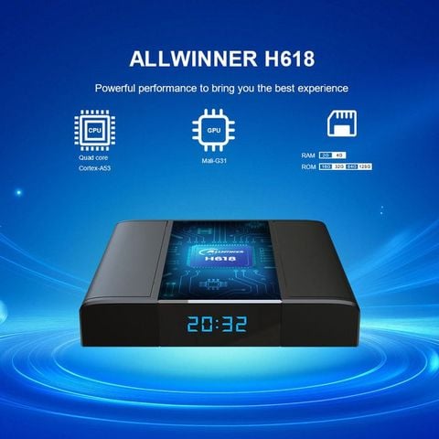 TV Box / Mini PC Allwinner H618 Chạy Hệ Điều Hành Linux (Debian/OpenWrt)