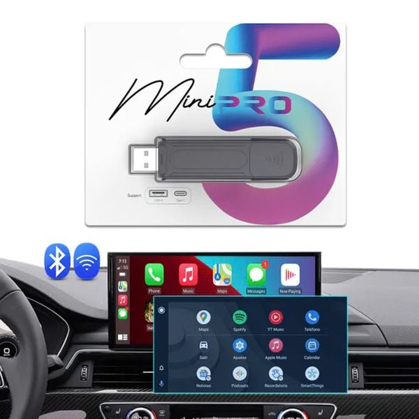 Carlinkit Mini SE Pro – Bộ Chuyển Đổi CarPlay & Android Auto Không Dây