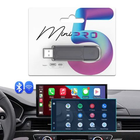 Carlinkit Mini SE Pro – Bộ Chuyển Đổi CarPlay & Android Auto Không Dây