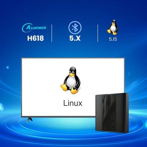TV Box / Mini PC Allwinner H618 Chạy Hệ Điều Hành Linux (Debian/OpenWrt)
