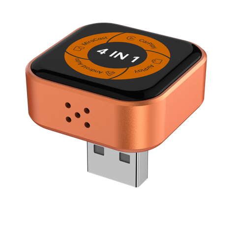 Thiết bị chuyển đổi thông minh CarlinKit Mini Ultra 6 (4 trong 1) Không Dây Cho Ô Tô