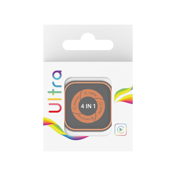 Thiết bị chuyển đổi thông minh CarlinKit Mini Ultra 6 (4 trong 1) Không Dây Cho Ô Tô