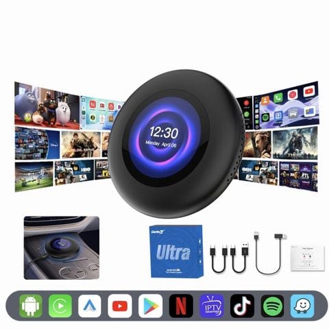 Android Box Cho Ô Tô Carlinkit Tbox Ultra 3 – Siêu Phẩm Android 15, Kết Nối 5G Đỉnh Cao - New 2026
