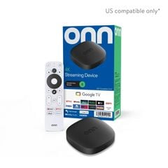 ONN 4K Plus – Android TV Box 2025 | Xem 4K HDR, WiFi 6, Google TV