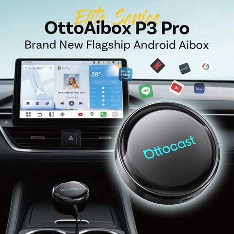[Mới Nhất 2026] Android Box Cho Ô Tô Ottocast OttoAibox P3 Pro – Trải Nghiệm Giải Trí Đỉnh Cao & Trợ Lý AI Thông Minh