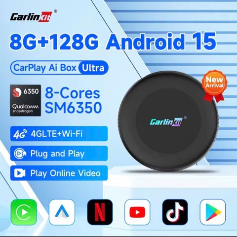 Carlinkit TBox Ultra 2 Android 15 – Biến Màn Hình Ô Tô Thành Hệ Giải Trí Cao Cấp