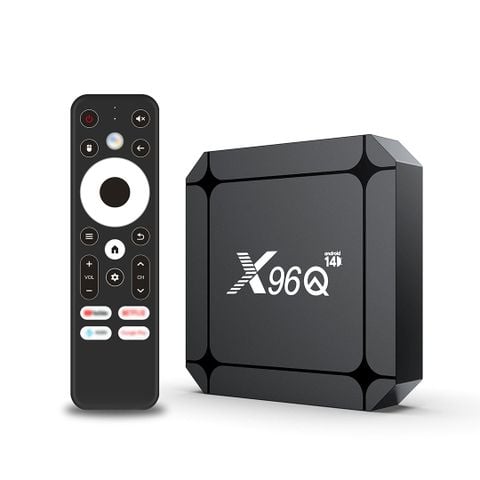 X96Q RK3518 Android TV Box 2025 – Android 14, 4K, Giọng nói, YouTube, Bóng đá, Web, Game