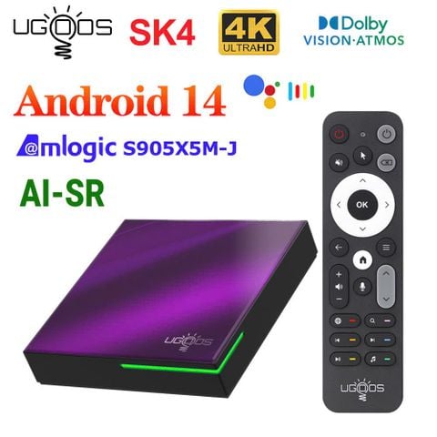 UGOOS SK4 Android TV Box Dolby Vision – Android 14, 4K HDR