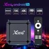 X96Q RK3518 Android TV Box 2025 – Android 14, 4K, Giọng nói, YouTube, Bóng đá, Web, Game