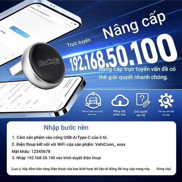 Carlinkit Ultra 3 – Bộ chuyển CarPlay & Android Auto không dây cho ô tô