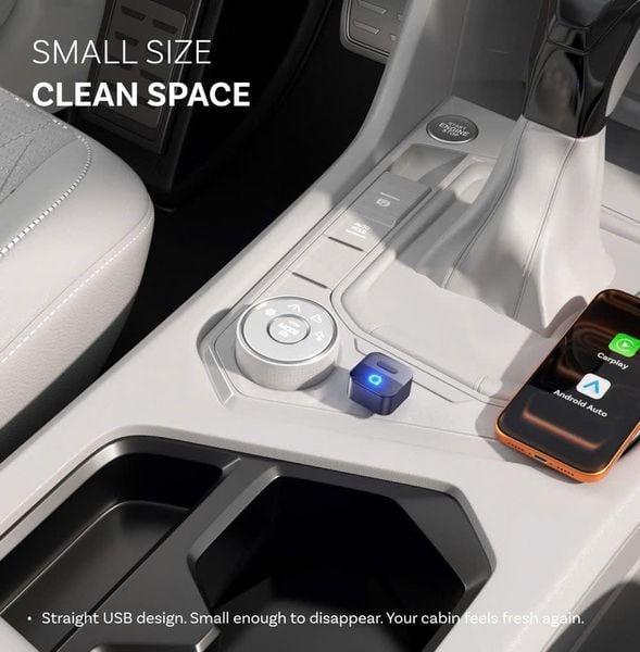 [Ottocast Mini Pico] Bộ Chuyển Đổi CarPlay & Android Auto Không Dây Siêu Nhỏ Gọn