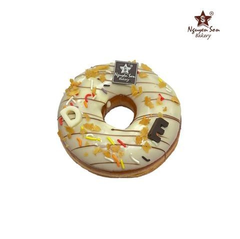  Bánh Donut Chocolate Trắng 