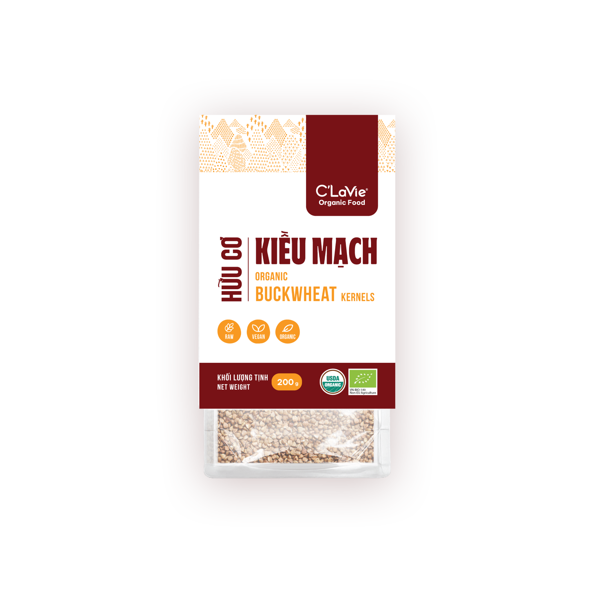 Hạt kiều mạch hữu cơ C'LaVie 200g