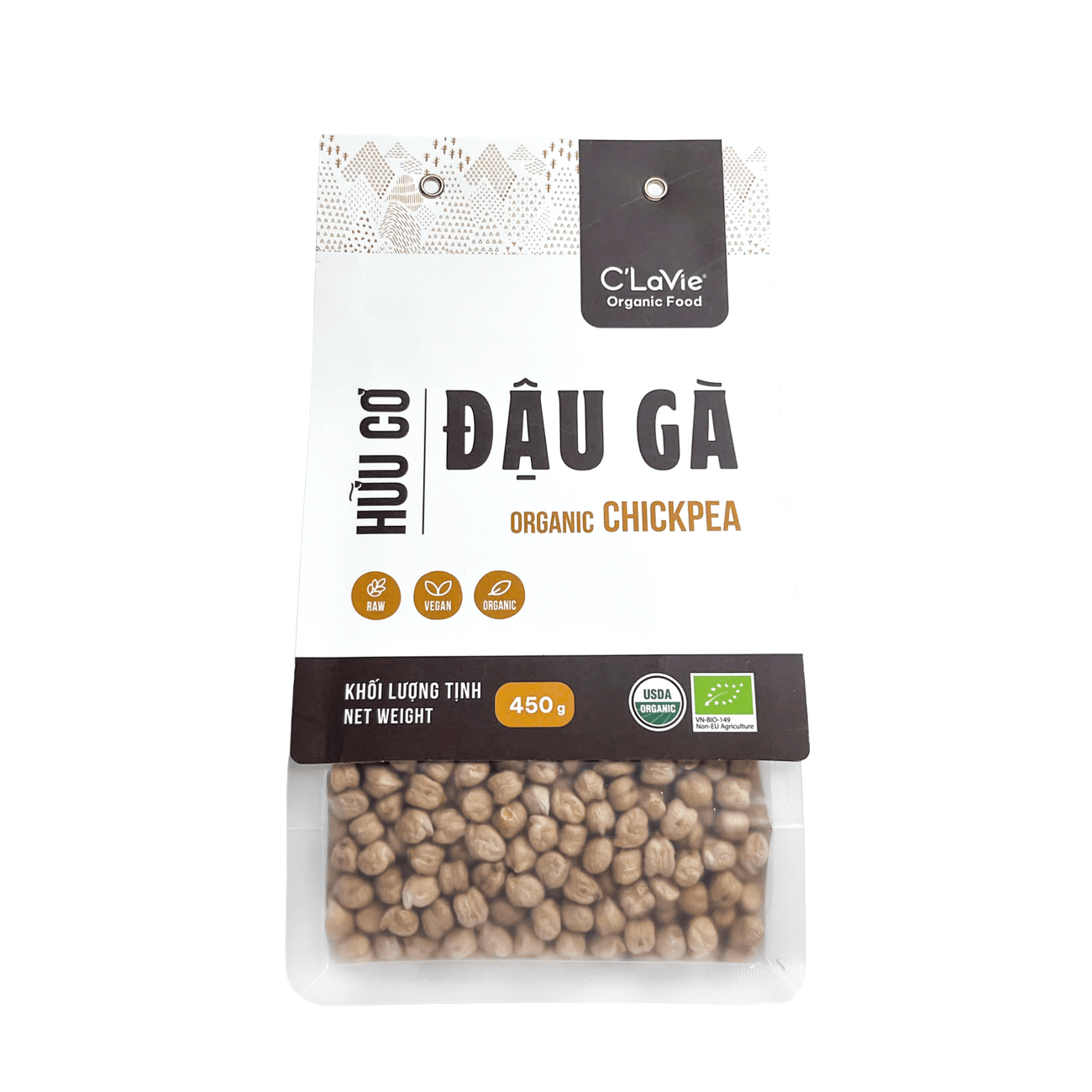 Đậu gà hữu cơ C'LaVie 450g