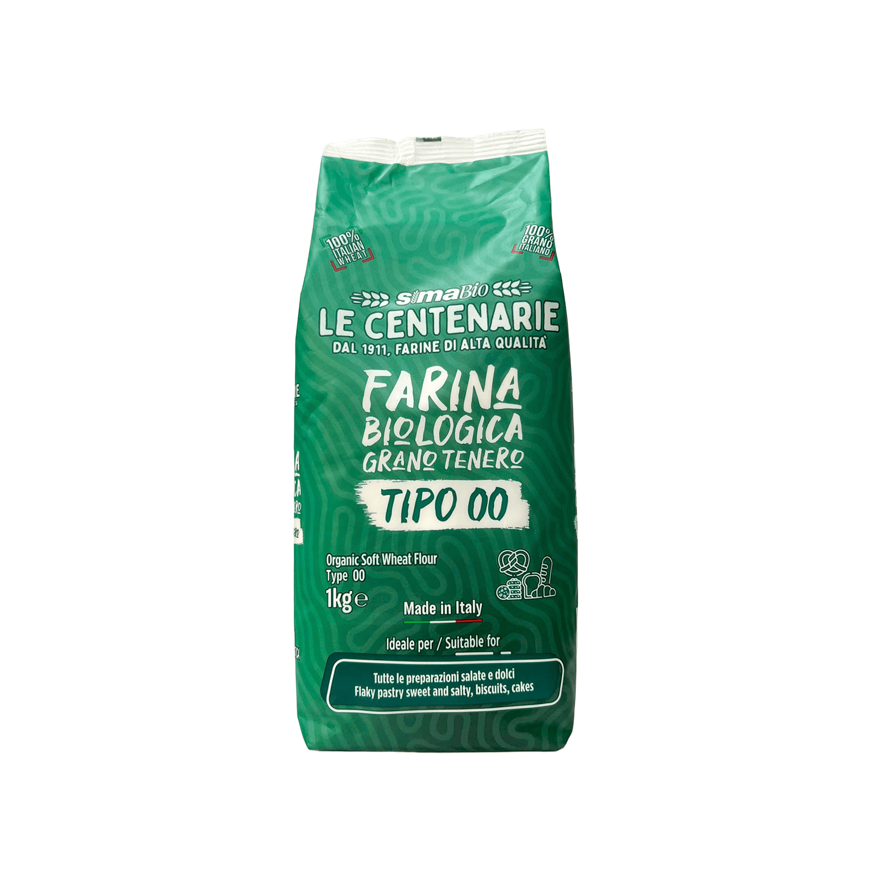 Bột mì đa dụng hữu cơ type 00 LE CENTENARIE 1kg