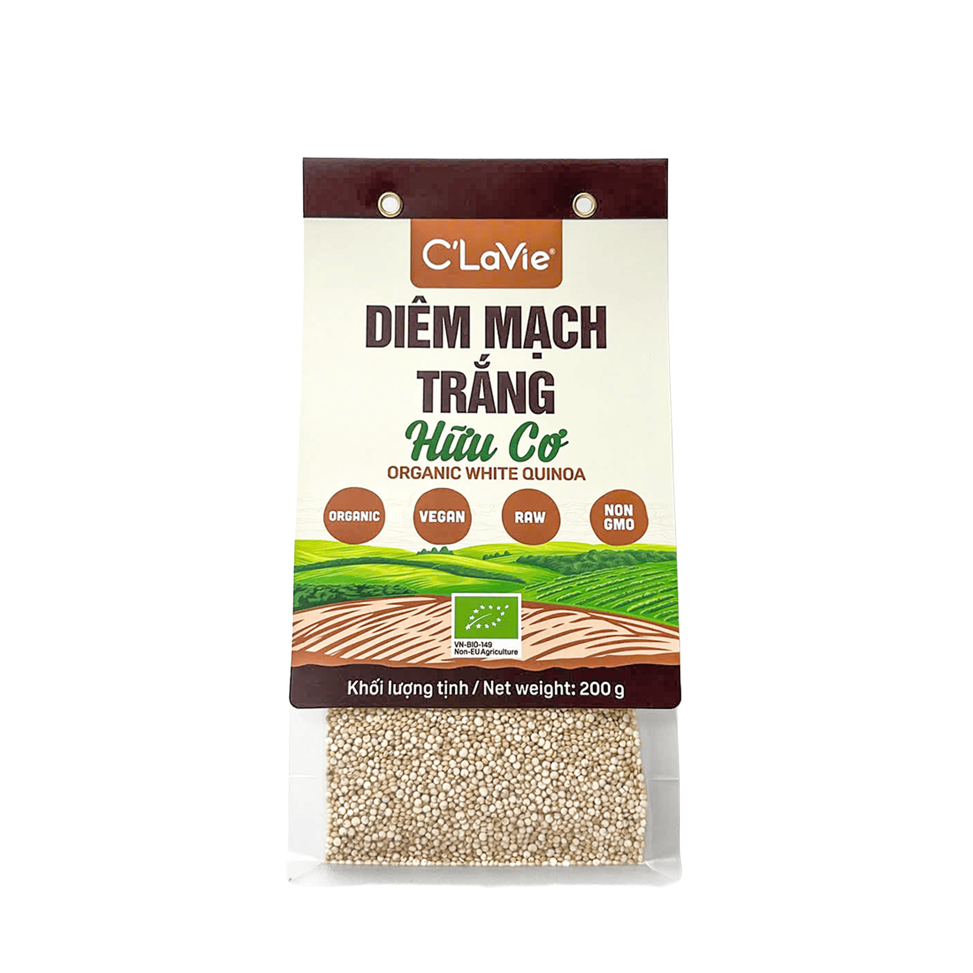 Diêm mạch trắng hữu cơ C'LaVie 200g