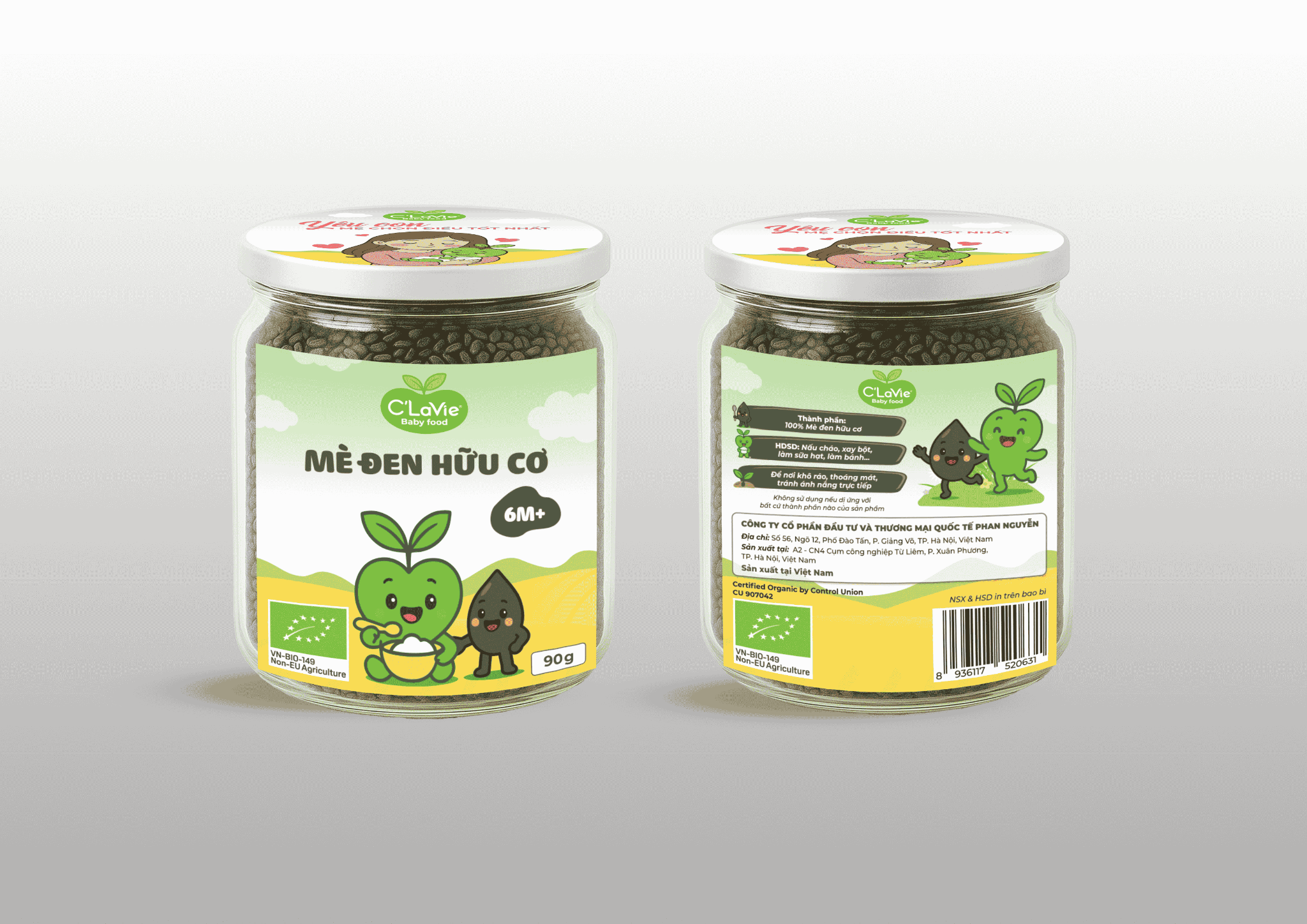 Mè đen hữu cơ C’LaVie 90g