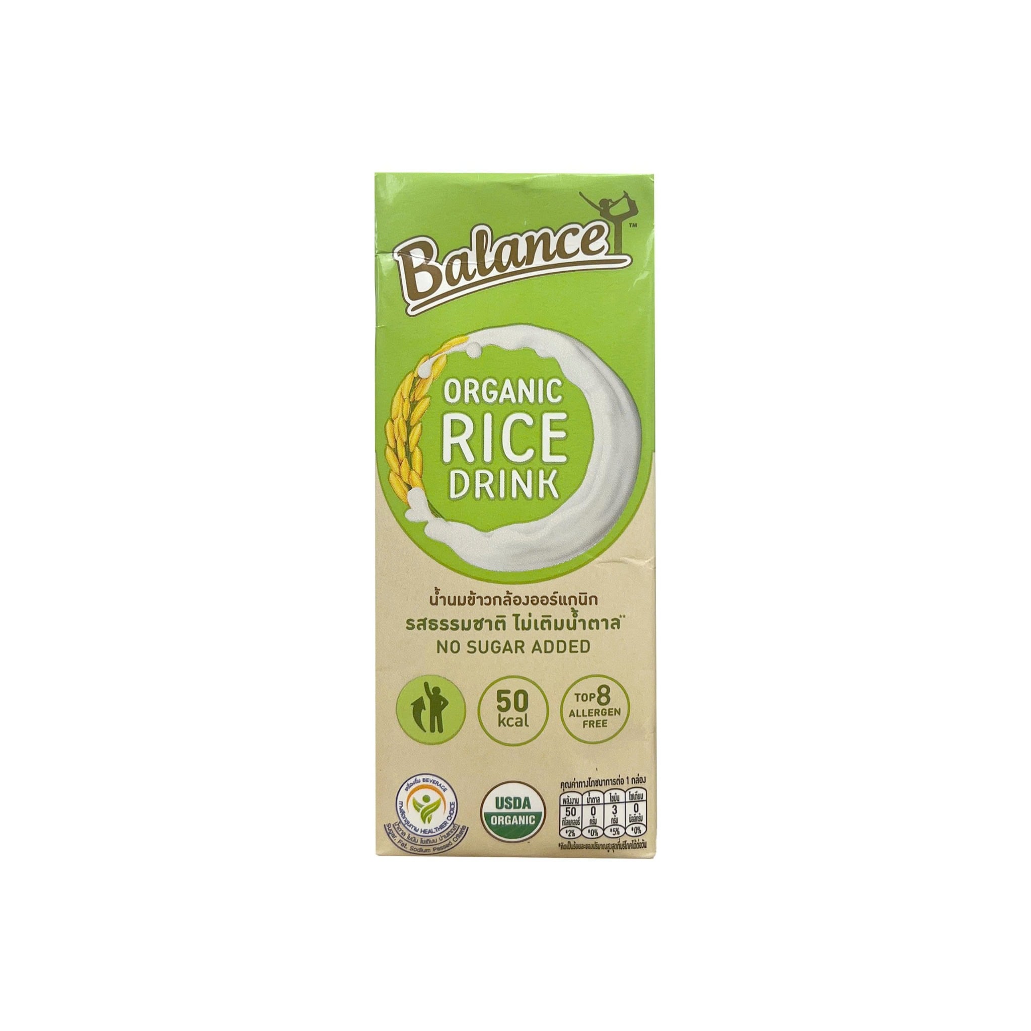 Sữa gạo hữu cơ không đường 4CARE BALANCE ORGANIC 180ml