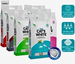 Cát vệ sinh cho mèo Cat's White 10L