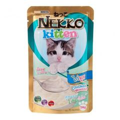 Pate Nekko Kitten Mousse cho mèo con gói 70g