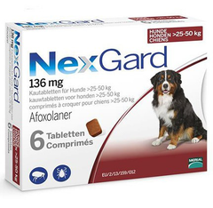 NexGard 68mg - Phòng và trị ve trên Chó 10-25kg