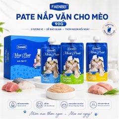 Pate nắp vặn cho mèo Faenbei 90g