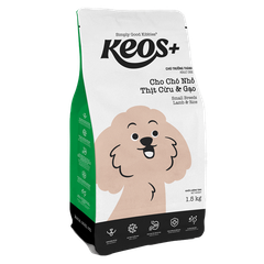 Hạt Keos+ cho giống chó nhỏ thịt cừu và gạo 3kg