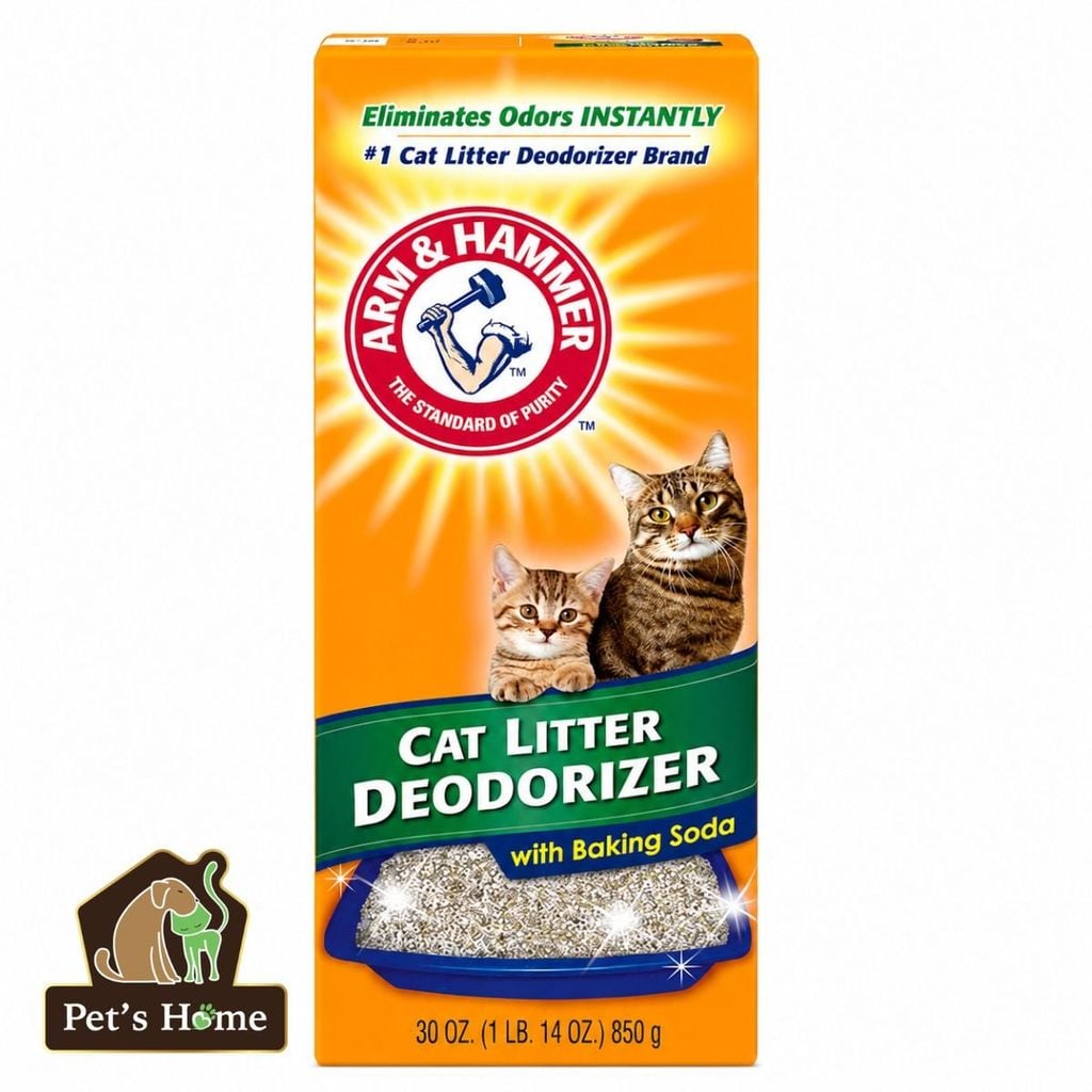 Bột khử mùi hôi phân mèo ARM & HAMMER: Double Duty 850g