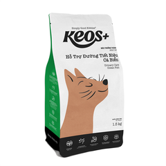Hạt Keos+ hỗ trợ tiết niệu cho mèo vị cá biển 1,5kg