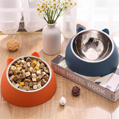 Bát inox tai mèo 18cm