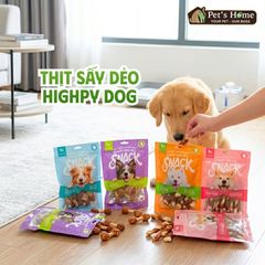 Thanh thịt gà hình tạ Highpy Dog 100g