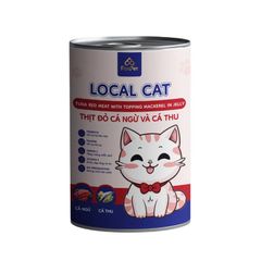 Pate Local Cat cho mèo lon 400g
