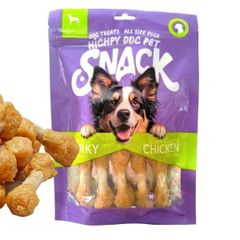 Thanh thịt gà hình tạ Highpy Dog 100g