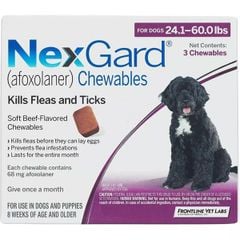 NexGard 68mg - Phòng và trị ve trên Chó 10-25kg
