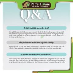 Hạt PetQ C90 – Thức ăn hạt Churro nhân thịt cho mèo mọi lứa tuổi 1kg