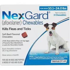 NexGard 68mg - Phòng và trị ve trên Chó 10-25kg