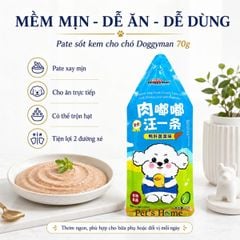 Pate sốt kem cho chó Doggyman 70g