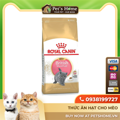 Hạt Royal Canin British Shorthair Kitten MÈO CON 400g