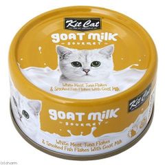 Pate sữa dê Kit Cat gà xé lon 70g