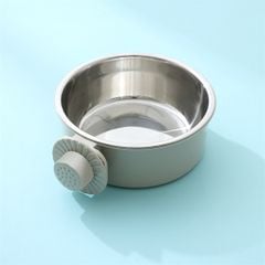 Chén gắn chuồng inox đế nhựa 14cm
