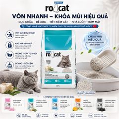 Cát vệ sinh cho mèo Rocat 20L