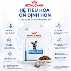 Hạt RC Hypoallergenic trị dị ứng cho mèo 400g